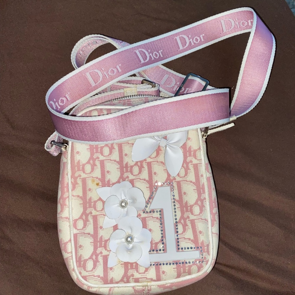 Pink Dior bag